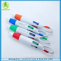 Heißer Verkauf individuelle Logo Farbe 4 Karabiner Stift